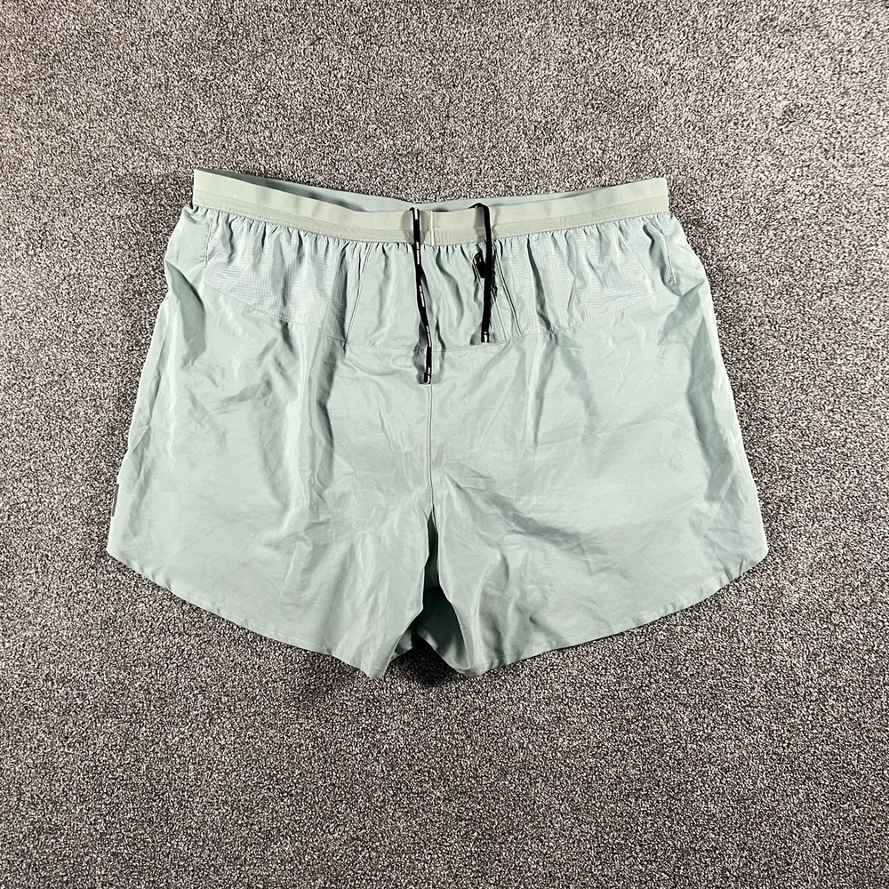 Nike Dri Fit Womens XL Running Shorts Light Green Lined Drawstring Athletic